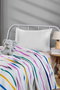 L'essentiel linge de maison Manta Pique Individual Amarillo y Lila